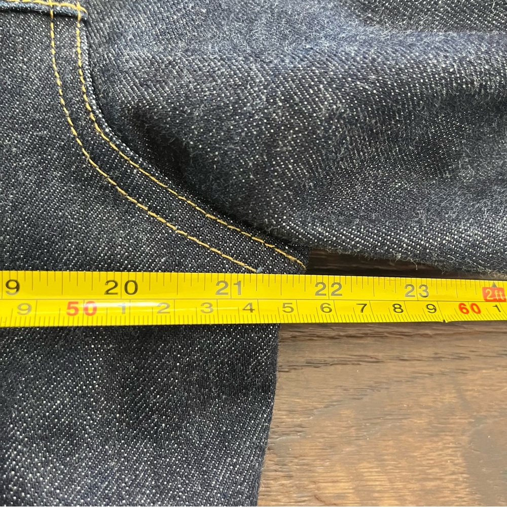 RRL Double RL Ralph Lauren dark indigo wash denim Jean trucker jacket Large USA - Picture 10 of 16